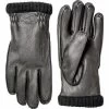 Hestra Deerskin PrimaLoft Ribbed Gloves 2 Hestra Deerskin PrimaLoft Ribbed Gloves -All Walks Shop 20210 deerskin primaloft rib glove black