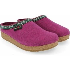 Haflinger GZ Classic Grizzly Wool Clog -All Walks Shop 711001101