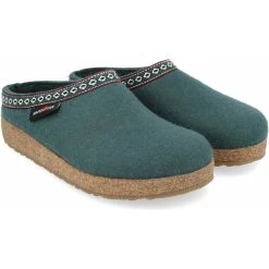 Haflinger GZ Classic Grizzly Wool Clog -All Walks Shop 711001108