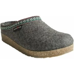 Haflinger GZ Classic Grizzly Wool Clog -All Walks Shop 711001 004