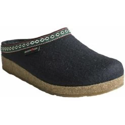 Haflinger GZ Classic Grizzly Wool Clog -All Walks Shop 711001 070