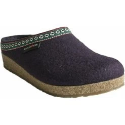 Haflinger GZ Classic Grizzly Wool Clog -All Walks Shop 711001 090