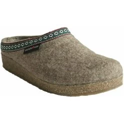 Haflinger GZ Classic Grizzly Wool Clog -All Walks Shop 711001 550