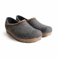 Haflinger Womens GZH Zig Zag Wool Clog -All Walks Shop 714007 04