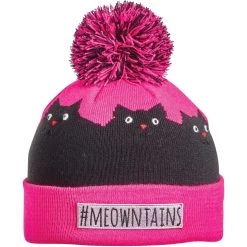 Turtle Fur Kids #Meowntains Pom Beanie