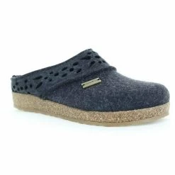 Haflinger Womens Lacey Wool Clog -All Walks Shop 731054 77