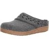 Haflinger Womens Lacey Wool Clog
