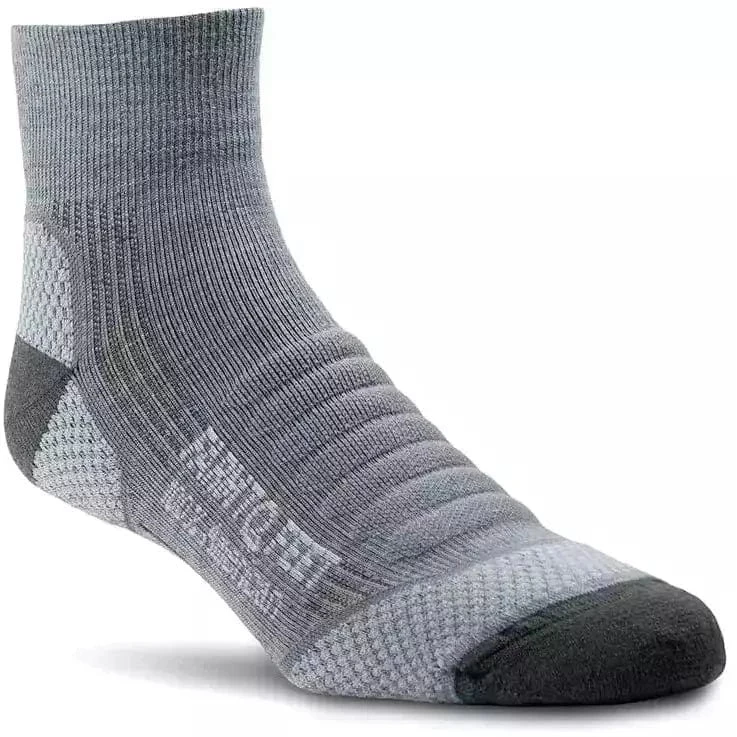 Farm To Feet Mens Damascus Light Targeted Cushion 1/4 Crew Socks 3 Farm To Feet Mens Damascus Light Targeted Cushion 1/4 Crew Socks
