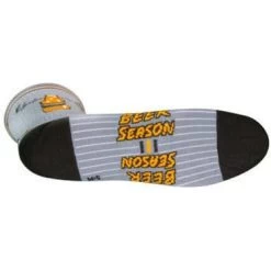 SockGuy Beer Season Performance Crew Socks -All Walks Shop CRBRSEASN BeerSeason bottom B
