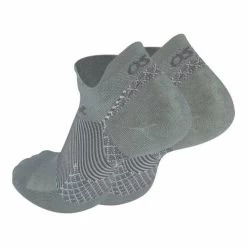 OS1st Merino Plantar Fasciitis Compression No Show Socks -All Walks Shop Grey Merino No Show