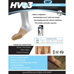 OS1st HV3 Bunion Brace 9 OS1st HV3 Bunion Brace -All Walks Shop HV3Techsheet