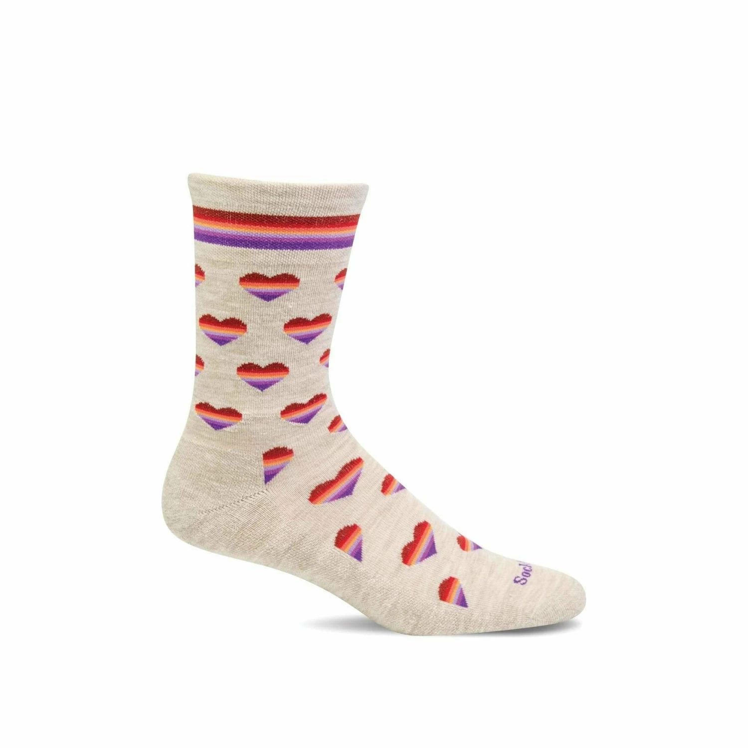Sockwell Womens Love-a-Lot Essential Comfort Crew Socks 3 Sockwell Womens Love-a-Lot Essential Comfort Crew Socks