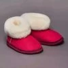 Siberia Spirit Fuchsia Kids Booties -All Walks Shop Pink sheepskin kids toddler slippers 720x cbf36e35 b9a8 47fb 8c8b 45911cd173bc