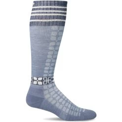 Sockwell Womens Boost Firm Compression Knee High Socks -All Walks Shop SW135W BoostKneeHigh Bluestone660 WEB