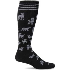 Sockwell Womens Best In Show Moderate Compression Knee High Socks -All Walks Shop SW138W BestinShow Black900 WEB