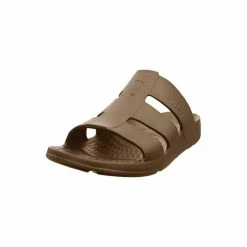 NuuSol Stanley Mens Slide Sandals -All Walks Shop SmokedBronzeM1