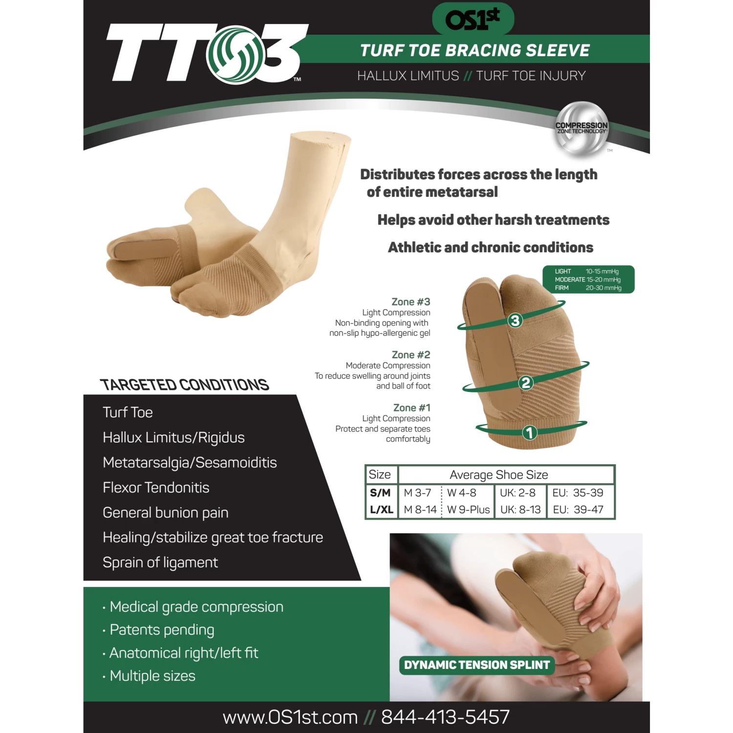 OS1st TT3 Turf Toe Brace 5 OS1st TT3 Turf Toe Brace - Image 3