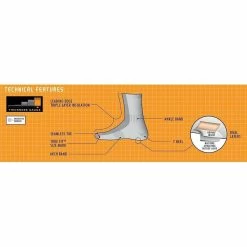 Drymax Cold Weather Run Crew Socks -All Walks Shop tech sheet cold weather run