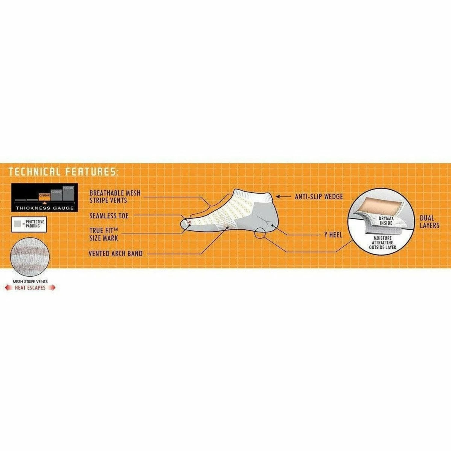 Drymax Running Light-Mesh Mini Crew Socks 4 Drymax Running Light-Mesh Mini Crew Socks - Image 2